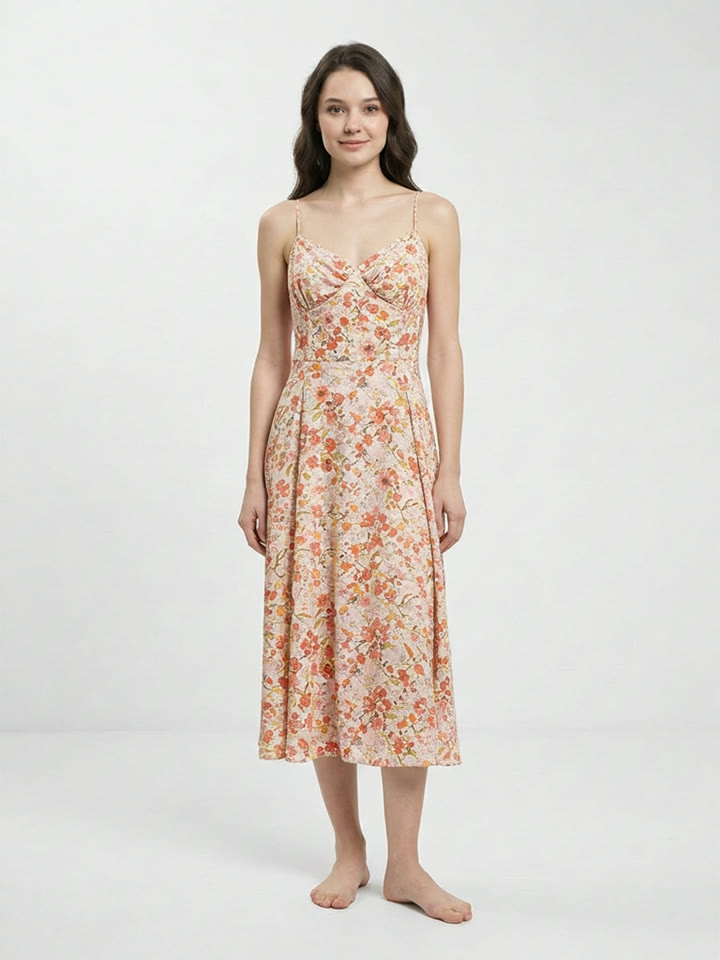 AI model wearing a generated look